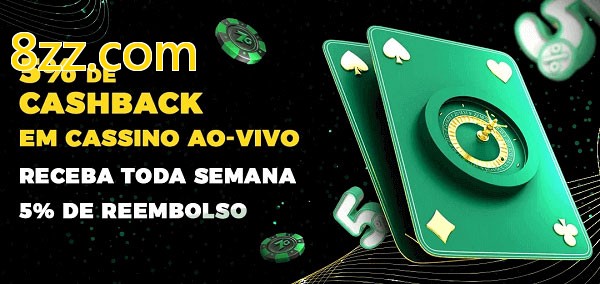 Promoções do cassino ao Vivo 8zz.com